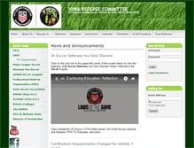 Tablet Screenshot of iowareferees.org
